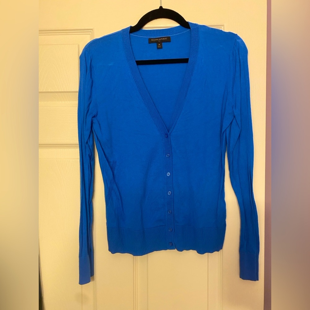 Banana Republic Bright Blue Women's Sweater